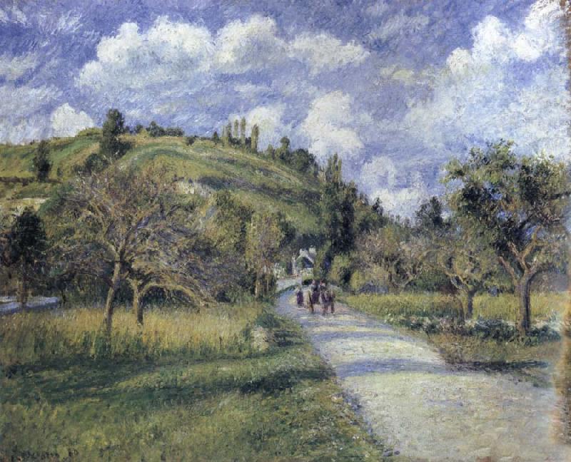 Camille Pissarro The highway China oil painting art